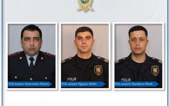 Bakıdakı silahlı insidentdə qətlə yetirilən polislərdən biri dəfn edilib