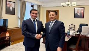 Prezidentin köməkçisi Sarıbayla görüşdü